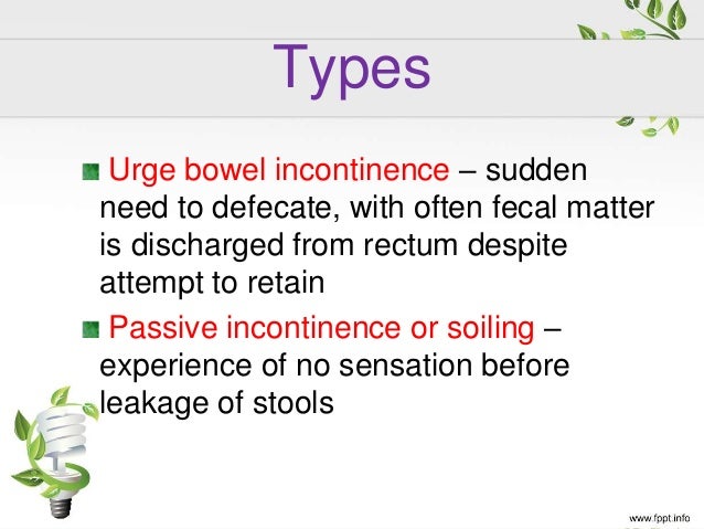 Anal incontinence grease foto